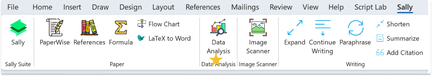 data analyst button